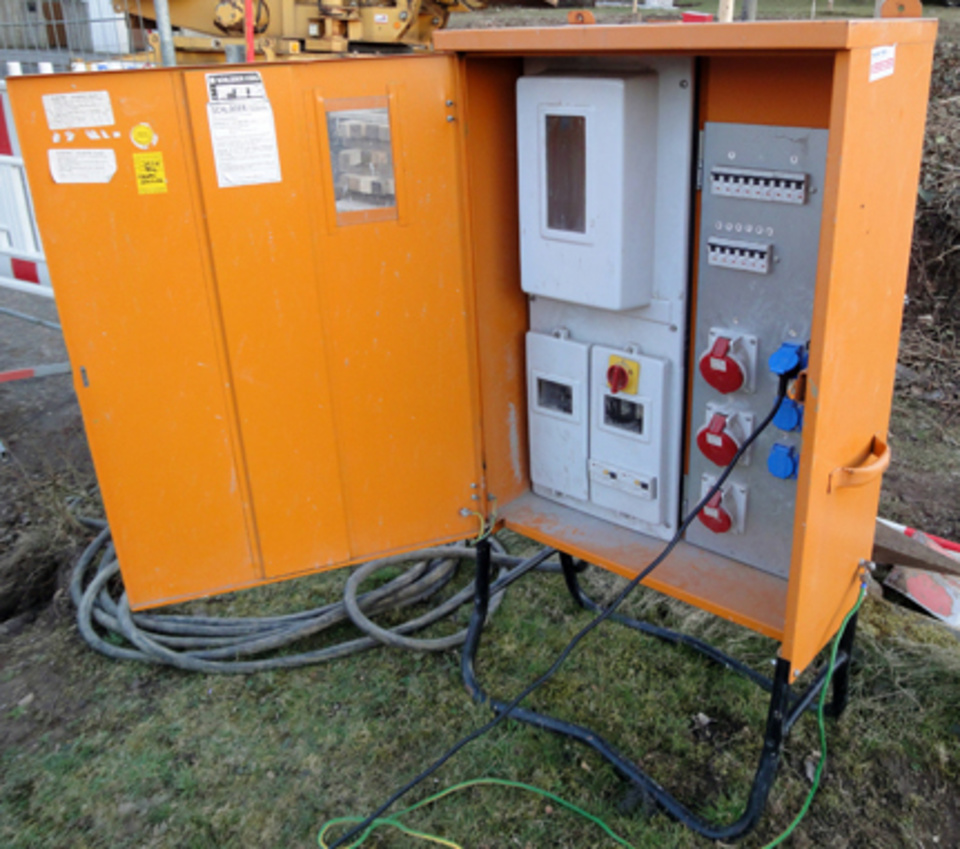 Baustromkasten bei Schick Elektrotechnik in Wiesenttal