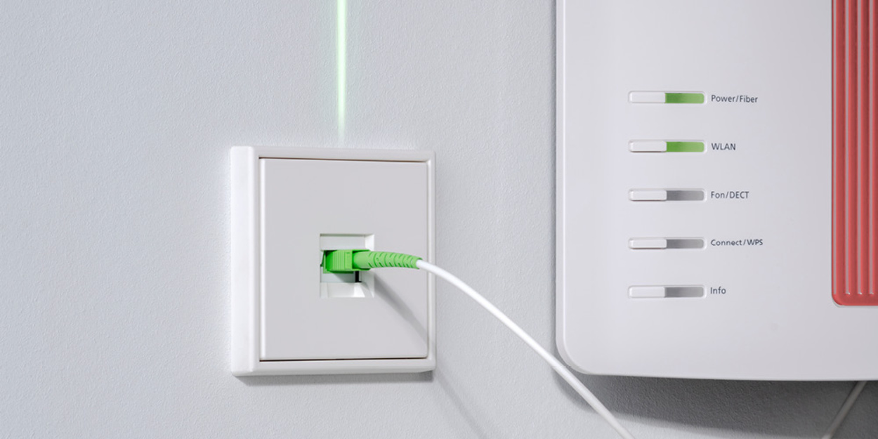 Die neuen Glasfaser-Anschlussdosen bei Schick Elektrotechnik in Wiesenttal