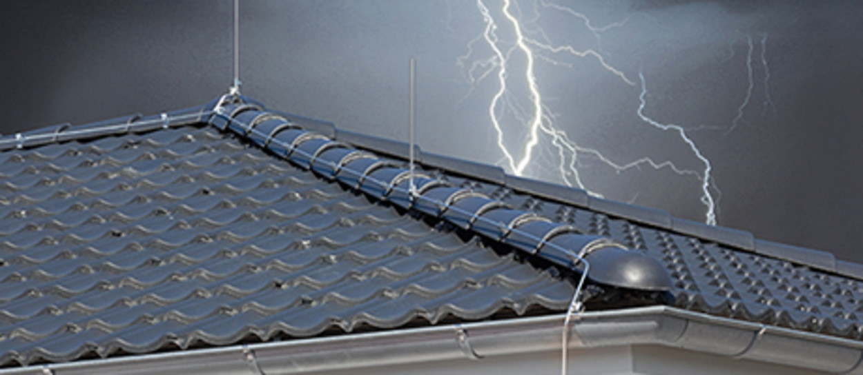 Äußerer Blitzschutz bei Schick Elektrotechnik in Wiesenttal